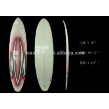 PU foam surfboard/custom short fiberglass surfboard